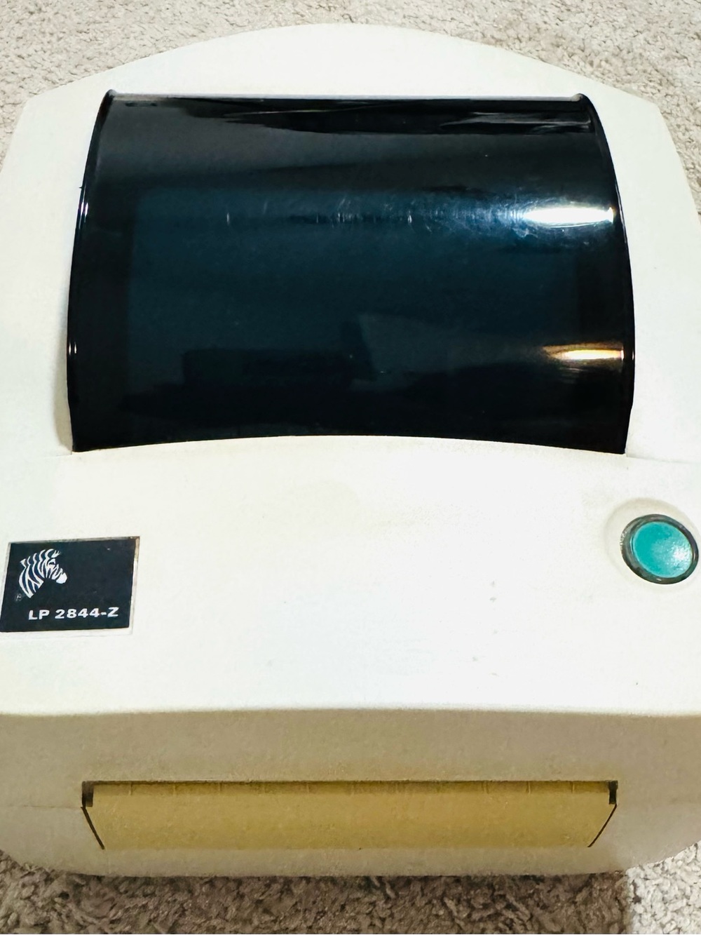 LP 2844-Z Thermal Label Printer - Black and White